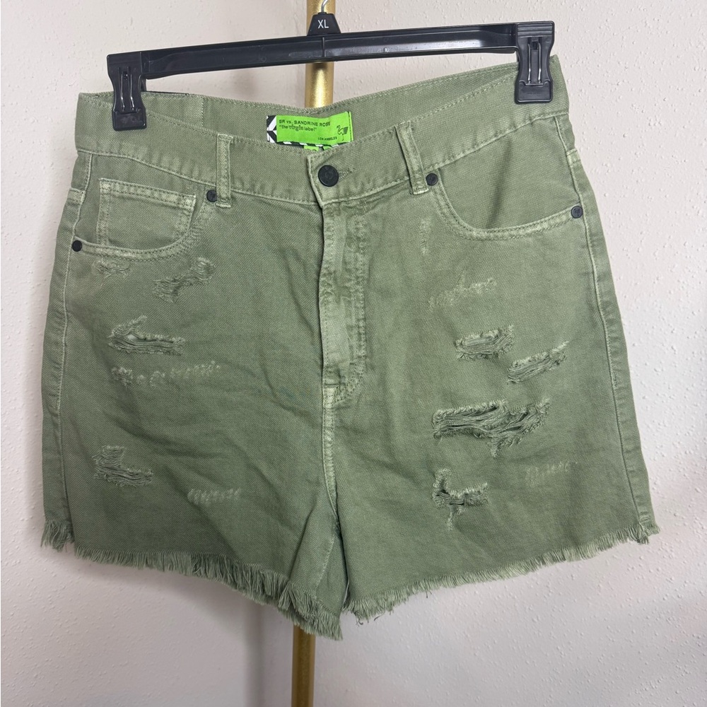 NWT Sandrine Rose Distressed Shorts